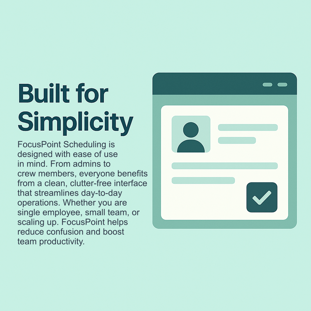 Crew assignment screenshot